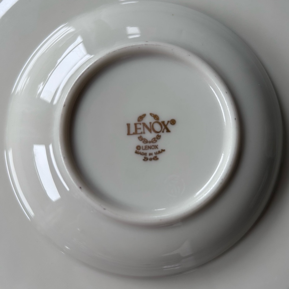 Vintage Lenox Jacquard Holiday Holly Berry Fruit/Dessert Bowl - Picture 14 of 16